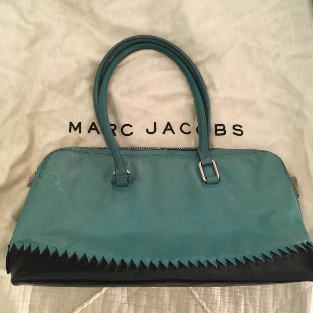 MARC JACOBS Vintage Retro Style Purse - Turquoise